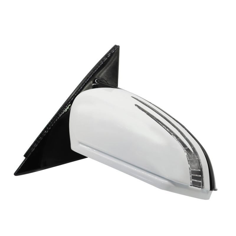 DURAFORCE White Right Side Passenger Mirror for 2010-2016 Mercedes E350 E400 E550