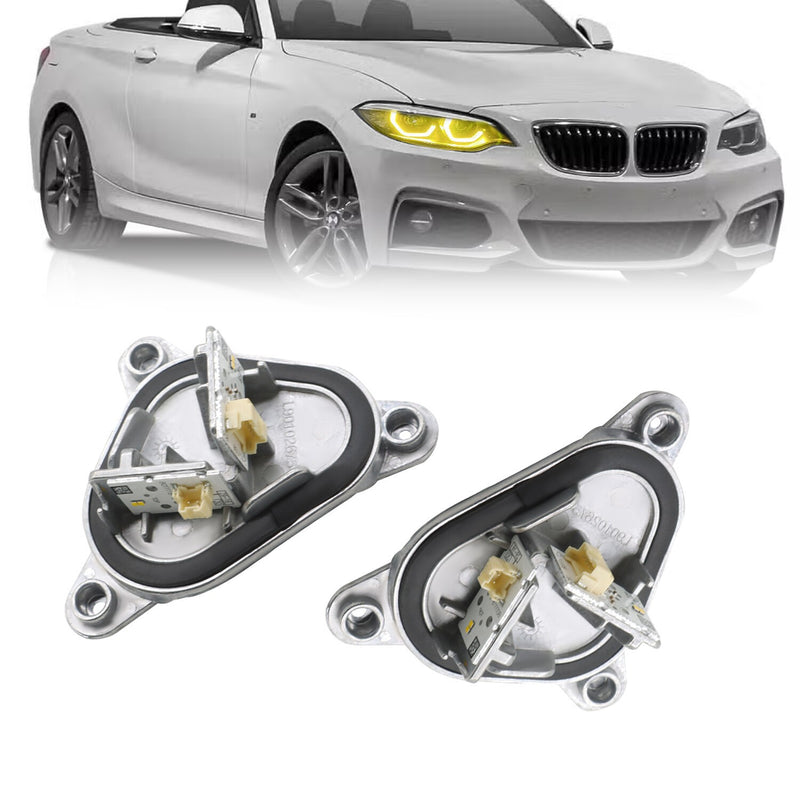 DURAFORCE Yellow Angel Eyes DRL LED Modules for 2018-2021 BMW 2 Series F22 F23 F87 M2