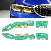 DURAFORCE Yellow LED DRL Boards for BMW G20 330e 330i M340i 2019-22 Daytime Running Lights