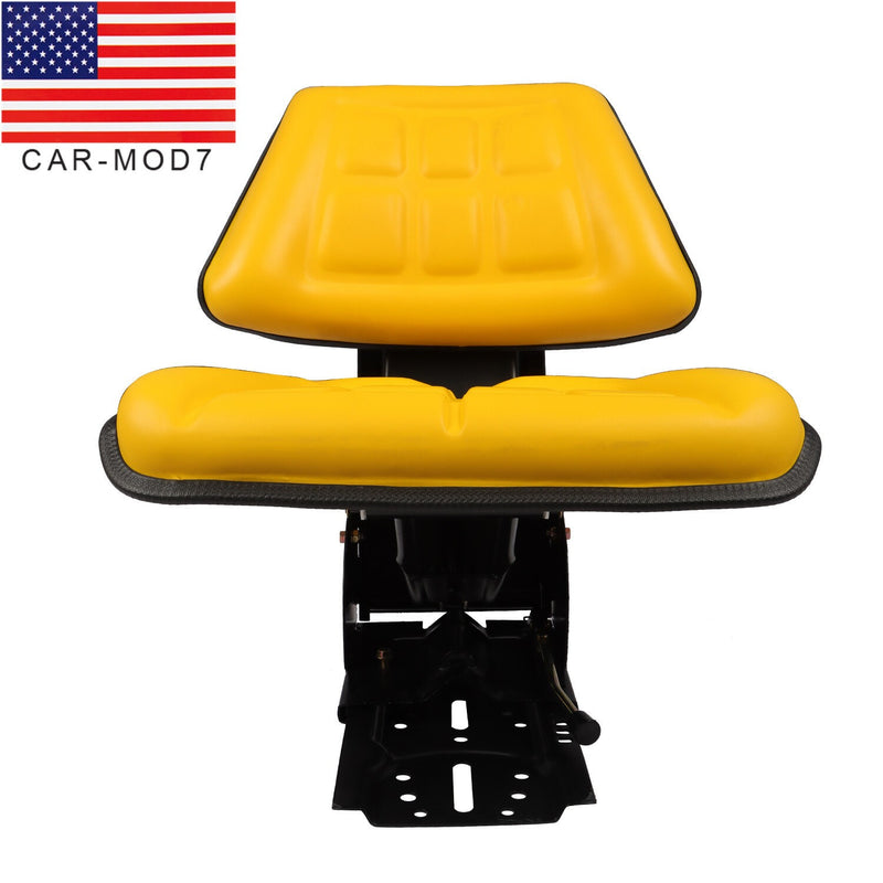 DURAFORCE Yellow Tractor Suspension Seat for John Deere 1020 1530 2020 2030 5200
