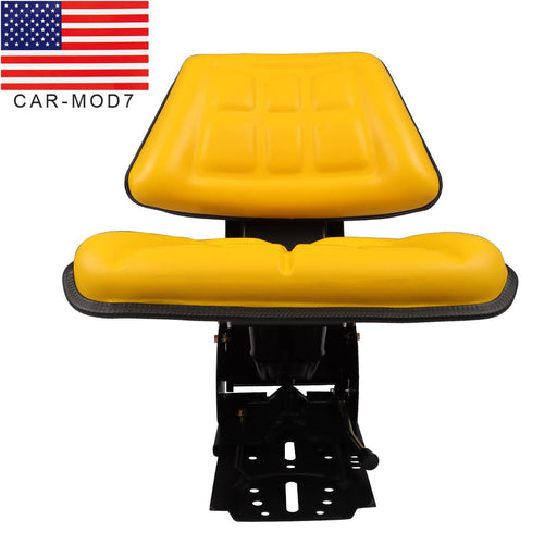 DURAFORCE Yellow Tractor Suspension Seat for John Deere 1020 1530 2020 2030 5200