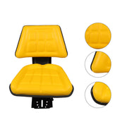 DURAFORCE Yellow Tractor Suspension Seat for John Deere 1020 1530 2020 2030 5200