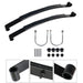 DURAFORCE Heavy Duty Rear 2 Leaf Spring Kit w/ Bushings & Sleeves for EZGO RXV Golf Cart