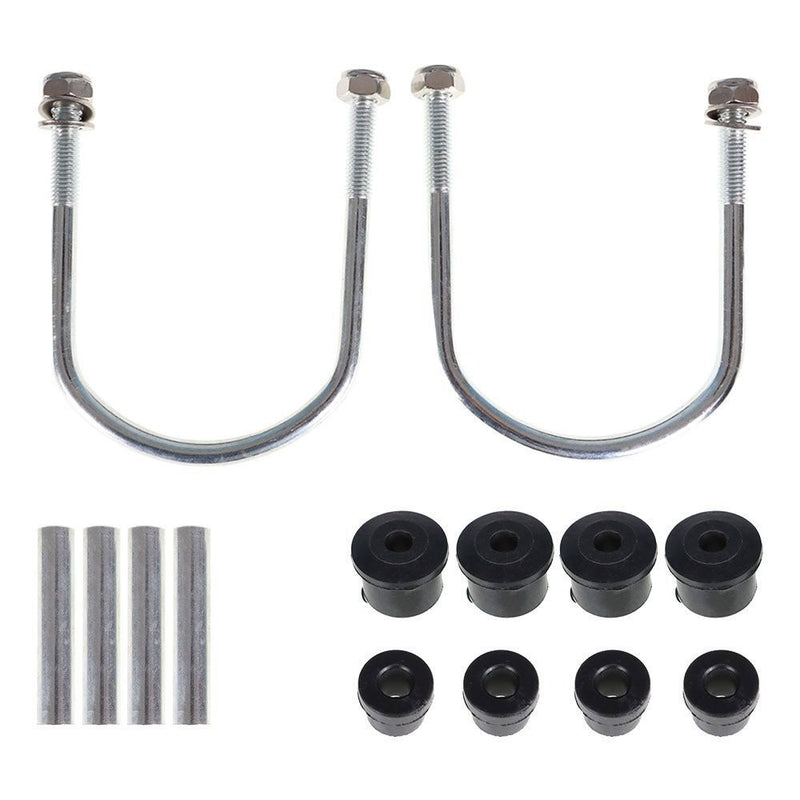 DURAFORCE Heavy Duty Rear 2 Leaf Spring Kit w/ Bushings & Sleeves for EZGO RXV Golf Cart