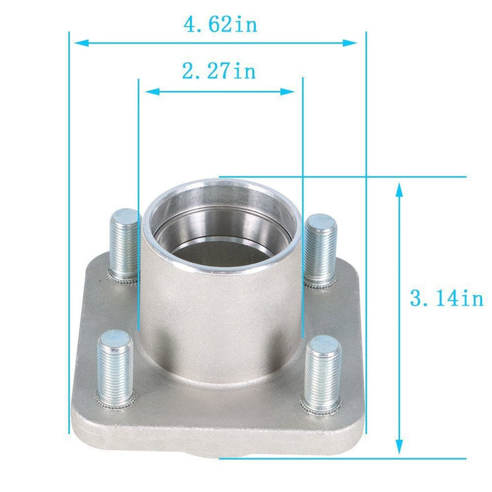 DURAFORCE 2× Front Wheel Hub Assembly for EZGO Golf Carts PDS TXT Medalist 2001-Up