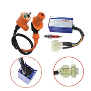 DURAFORCE Racing Ignition Coil Spark Plug AC CDI Box for GY6 50cc 125cc 150cc