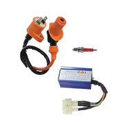 DURAFORCE Racing Ignition Coil Spark Plug AC CDI Box for GY6 50cc 125cc 150cc