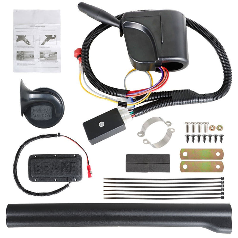 DURAFORCE Golf Cart LED Turn Signal Kit w/Horn Brake Light Switch 12V for 86-15 EZGO