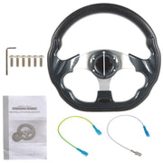 DURAFORCE Carbon Fiber Golf Cart Steering Wheel for EZGO Yamaha Club Car