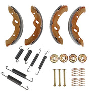 DURAFORCE Golf Cart Brake Shoes & Spring Kit for E-Z-GO TXT Medalist 1997+ RXV 2008+