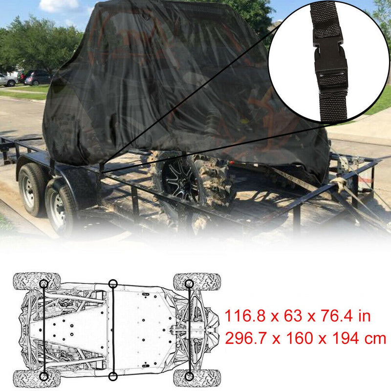 DURAFORCE Waterproof Storage Cover for Honda Pioneer 1000 SXS 2016-2021 Utility Vehicle