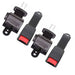 DURAFORCE 2x 42" Universal Golf Cart Retractable Lap Seat Belts Front & Rear Safety Belts