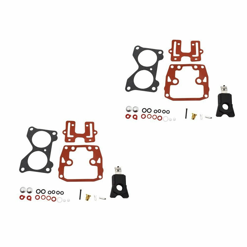 DURAFORCE Johnson Evinrude V4 85-140 HP 2X Carburetor Rebuild Kit Replacement Parts