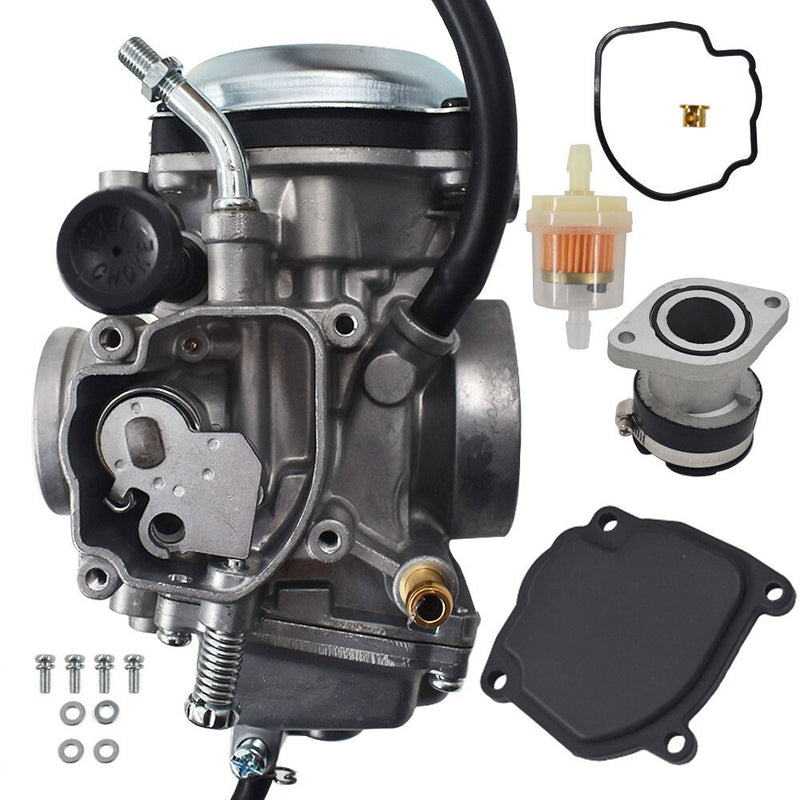 DURAFORCE New Carburetor for Yamaha Bear Tracker 250 YFM250 1999-2004 with Manifold