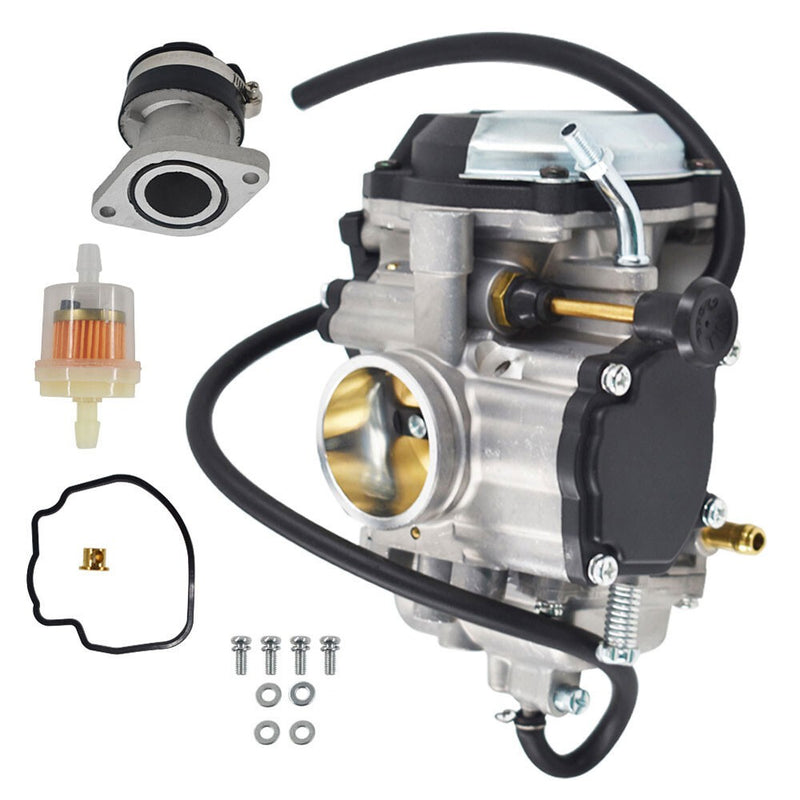 DURAFORCE New Carburetor for Yamaha Bear Tracker 250 YFM250 1999-2004 with Manifold