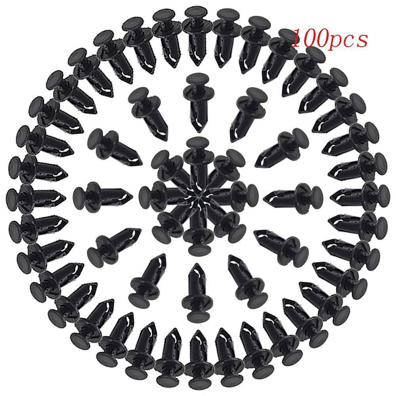 DURAFORCE 100x 8mm ATV Retainer Clips Push Pin Splash Guard Body Panel for Honda UTV
