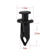 DURAFORCE 100x 8mm ATV Retainer Clips Push Pin Splash Guard Body Panel for Honda UTV