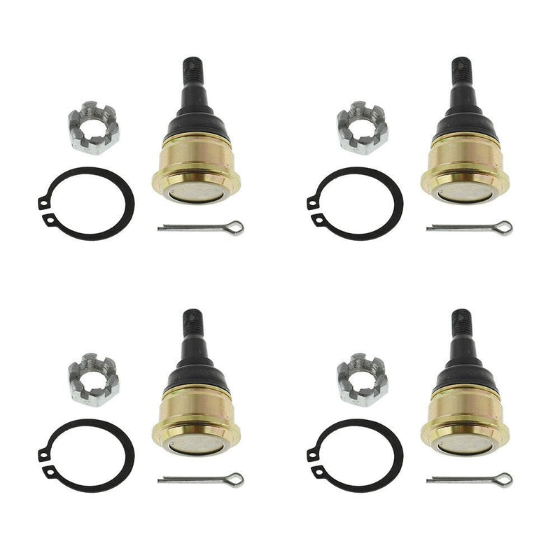 DURAFORCE 4 Pack Ball Joint Upper Lower for 2004-09 Suzuki Quadsport Z250 5LP-23579-00-00