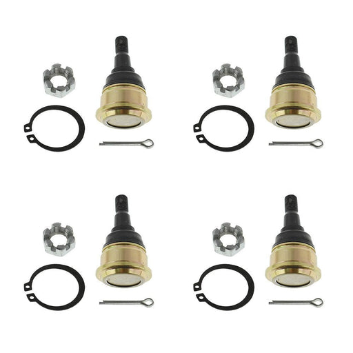 DURAFORCE 4 Pack Ball Joint Upper Lower for 2004-09 Suzuki Quadsport Z250 5LP-23579-00-00