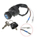DURAFORCE Ignition Key Switch for Kawasaki Bayou 300 KLF300 1988-2004 Replacement