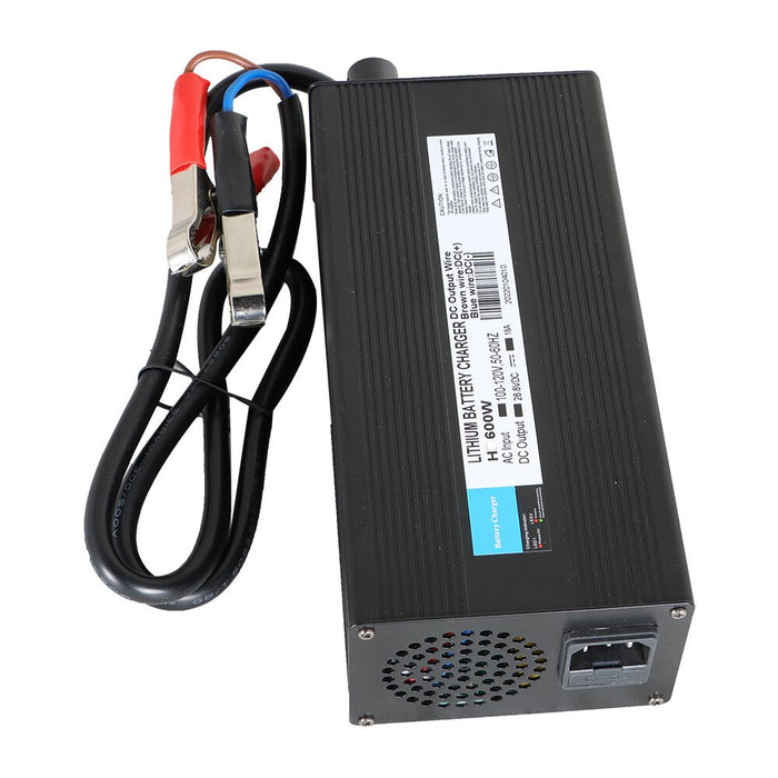 DURAFORCE 28.8V 18A Rechargeable LiFePO4 Lithium Battery Deep Cycle Smart Charger