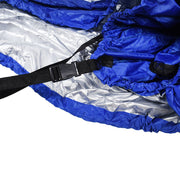 DURAFORCE Waterproof Boat Cover 17-19ft Heavy Duty Fabric Beam 95" Dark Blue