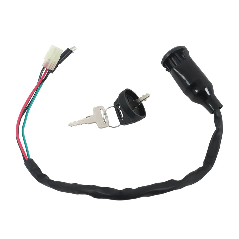 DURAFORCE Ignition Key Switch for Honda TRX400EX TRX250TE ATV 1999-2004 Replacement