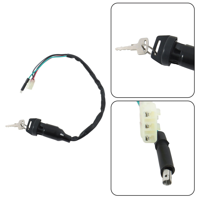 DURAFORCE Ignition Key Switch for Honda TRX400EX TRX250TE ATV 1999-2004 Replacement