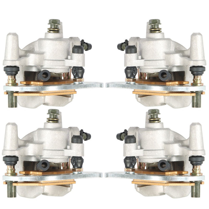 DURAFORCE 2007 Yamaha Grizzly 700 Front & Rear Brake Calipers with Pads 4x4 FI