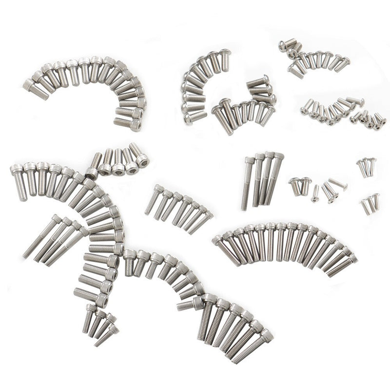 DURAFORCE 667PC Stainless Steel Bolt Screw Kit for Yamaha YFZ350 Banshee ATV