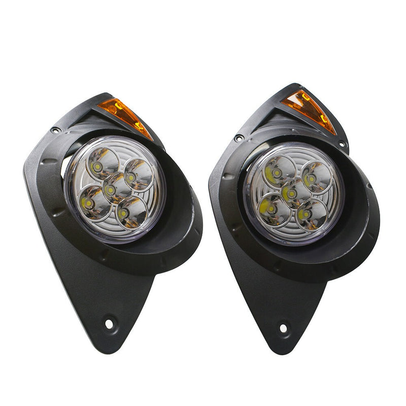 DURAFORCE 12V LED Head & Tail Light Kit for G&E Yamaha G29 Golf Cart 2007-UP