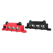 DURAFORCE Unused 4 Post 12V 250A Busbar Power Distribution Red & Black Pair 5/16