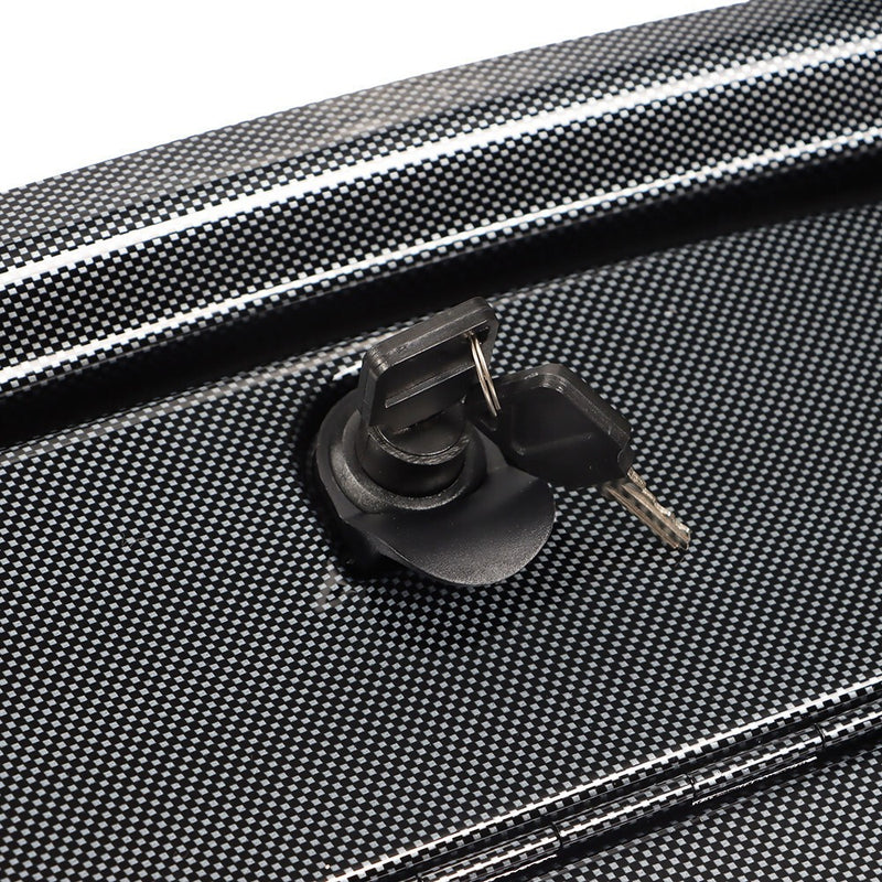 DURAFORCE Carbon Fiber Golf Cart Dash with Locking Doors for Club Car Precedent 2008+