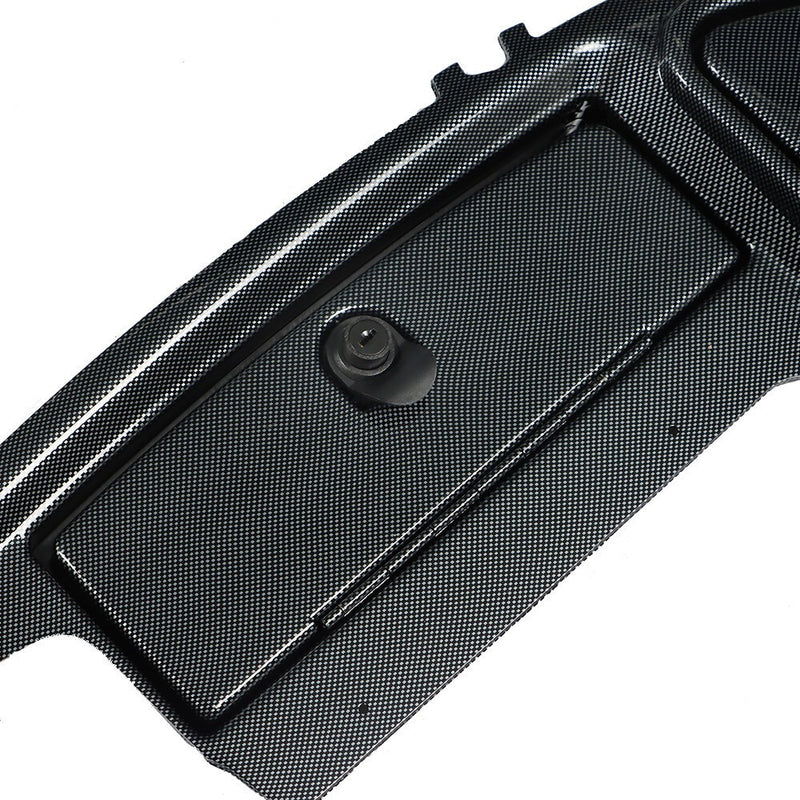 DURAFORCE Carbon Fiber Golf Cart Dash with Locking Doors for Club Car Precedent 2008+