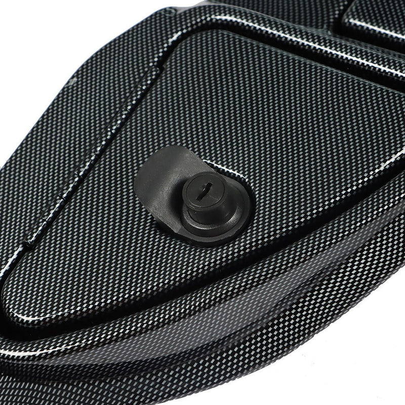 DURAFORCE Carbon Fiber Golf Cart Dash with Locking Doors for Club Car Precedent 2008+