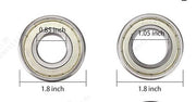 DURAFORCE Yamaha G2-G29 Golf Cart Front Wheel Bearings & Seal Kit Replacement