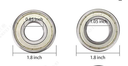 DURAFORCE Yamaha G2-G29 Golf Cart Front Wheel Bearings & Seal Kit Replacement