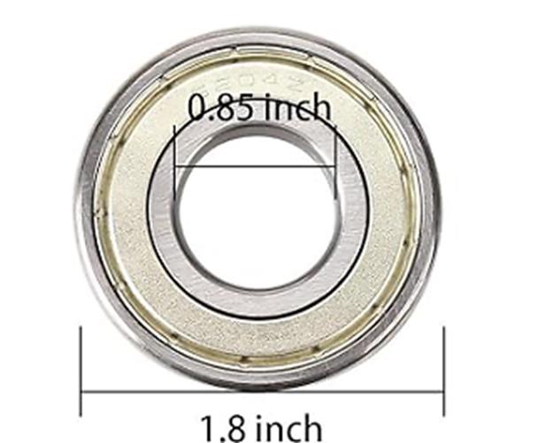 DURAFORCE 2× Rear Axle Bearings for Yamaha G2 G8-G22 G29 Golf Cart Drive Replacement