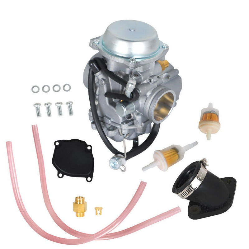DURAFORCE New Carburetor & Intake Boot for Suzuki Quadrunner 250 1990-1996