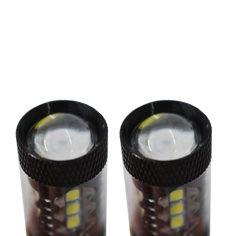 DURAFORCE 80W LED Fog Headlight Bulbs for Honda Recon 250 TRX250TE 2002-2004 Pair
