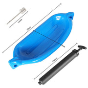 DURAFORCE Marine Boat Fender Bumper Shield Pack of 4 Vinyl Ribbed 6.5x23" Protection