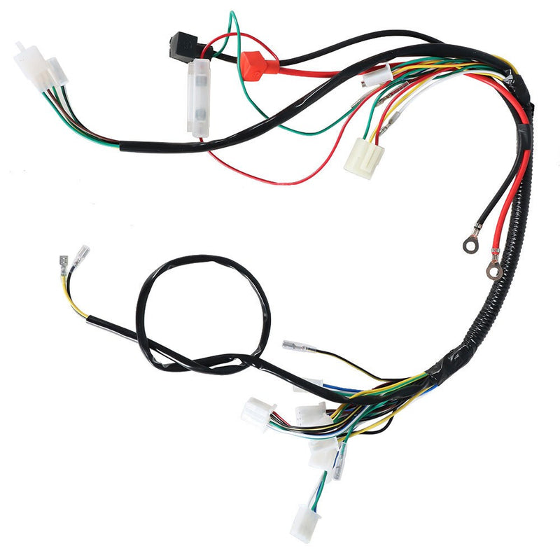 DURAFORCE New Electric Wiring Harness for Taotao GoKart ATV 50-125CC Replacement
