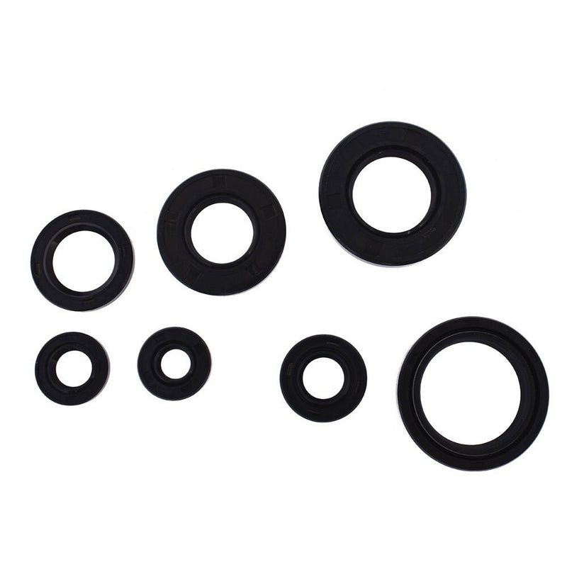 DURAFORCE Yamaha Blaster 200 YFS200 1988-06 Engine Crank 7-Piece Oil Seal Set Kit ATV