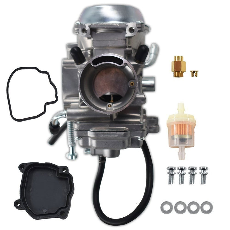 DURAFORCE New Fuel Filter & Carburetor for Arctic Cat 400 1998-2001 2x4 4x4 w/Cover