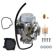 DURAFORCE New Fuel Filter & Carburetor for Arctic Cat 400 1998-2001 2x4 4x4 w/Cover