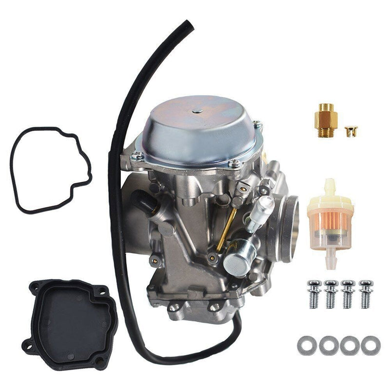 DURAFORCE New Fuel Filter & Carburetor for Arctic Cat 400 1998-2001 2x4 4x4 w/Cover