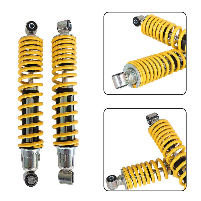 DURAFORCE 2Pcs Front Shocks Yellow Springs for 1987-2006 Yamaha Banshee 350 YFZ350
