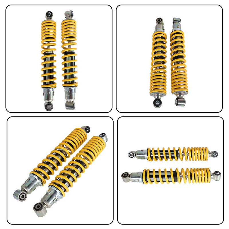DURAFORCE 2Pcs Front Shocks Yellow Springs for 1987-2006 Yamaha Banshee 350 YFZ350