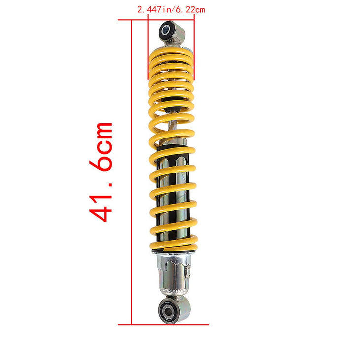 DURAFORCE 2Pcs Front Shocks Yellow Springs for 1987-2006 Yamaha Banshee 350 YFZ350