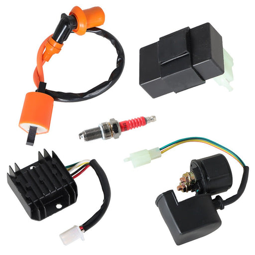 DURAFORCE 150-250cc Racing Ignition Coil CDI Spark Plug Regulator Rectifier Relay